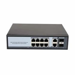 RMX PoE Switch 8+2+2 SFP All Port Giga